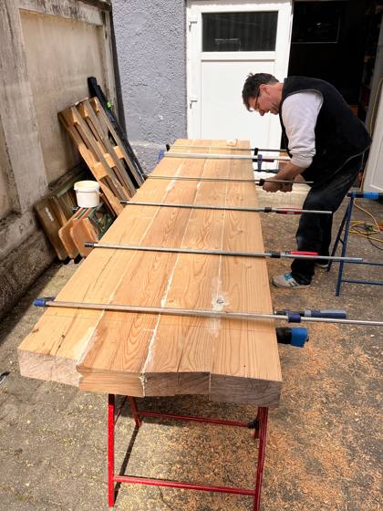 XXL-Außentafel aus Dachbalken von 16xx – Bild 2